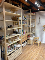 Taller cerámica interior materiales