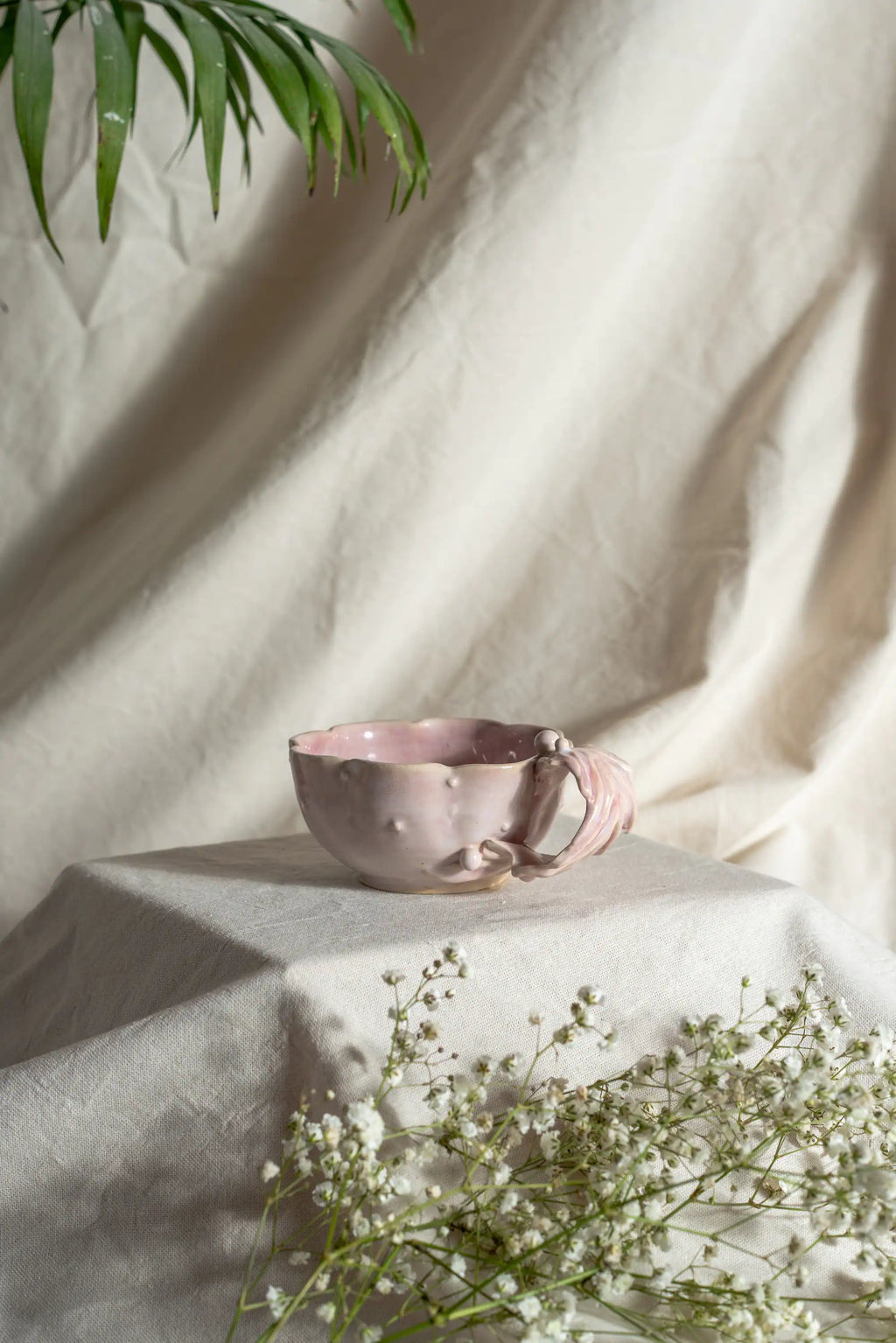 Taza medusa rosa