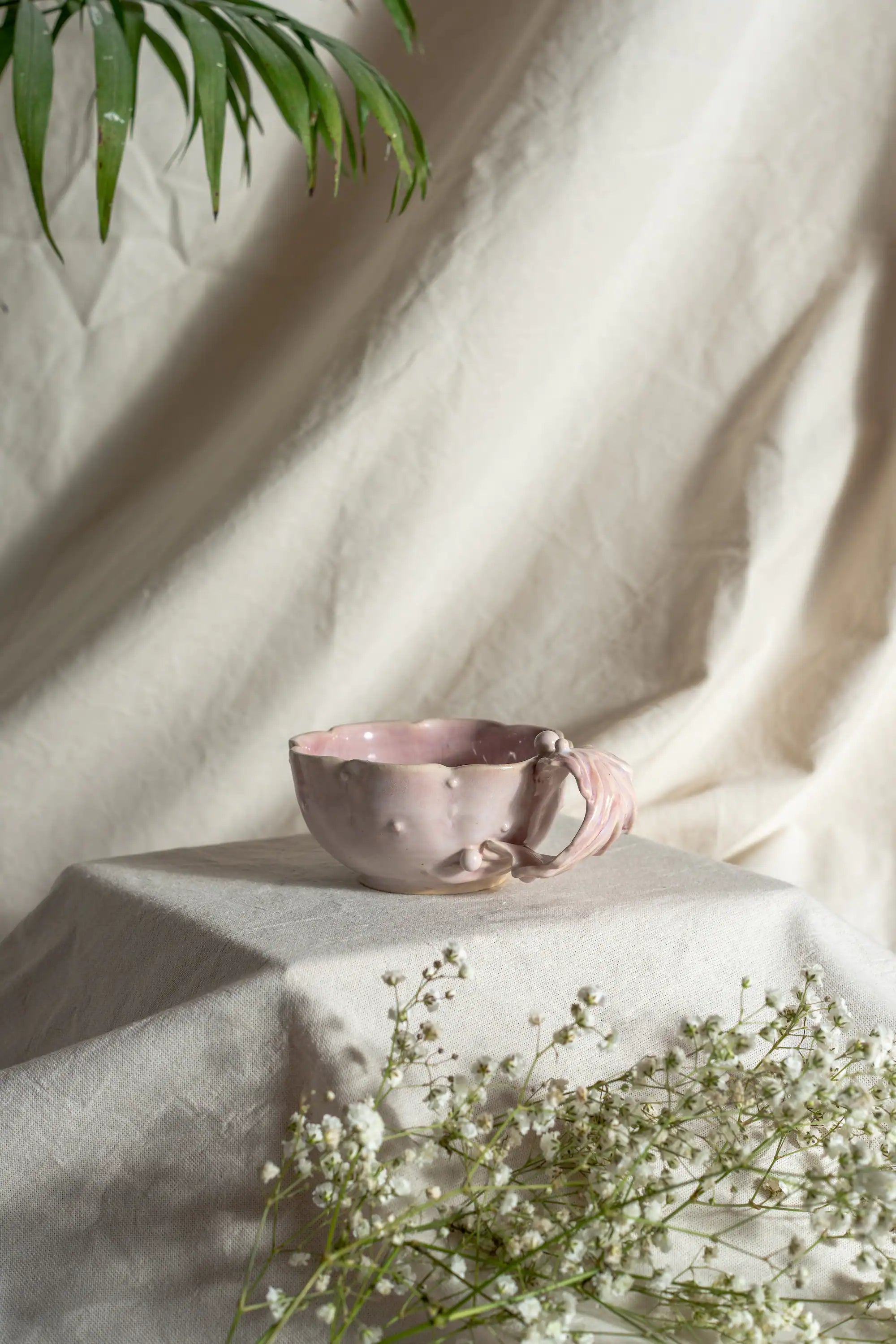 Taza medusa rosa