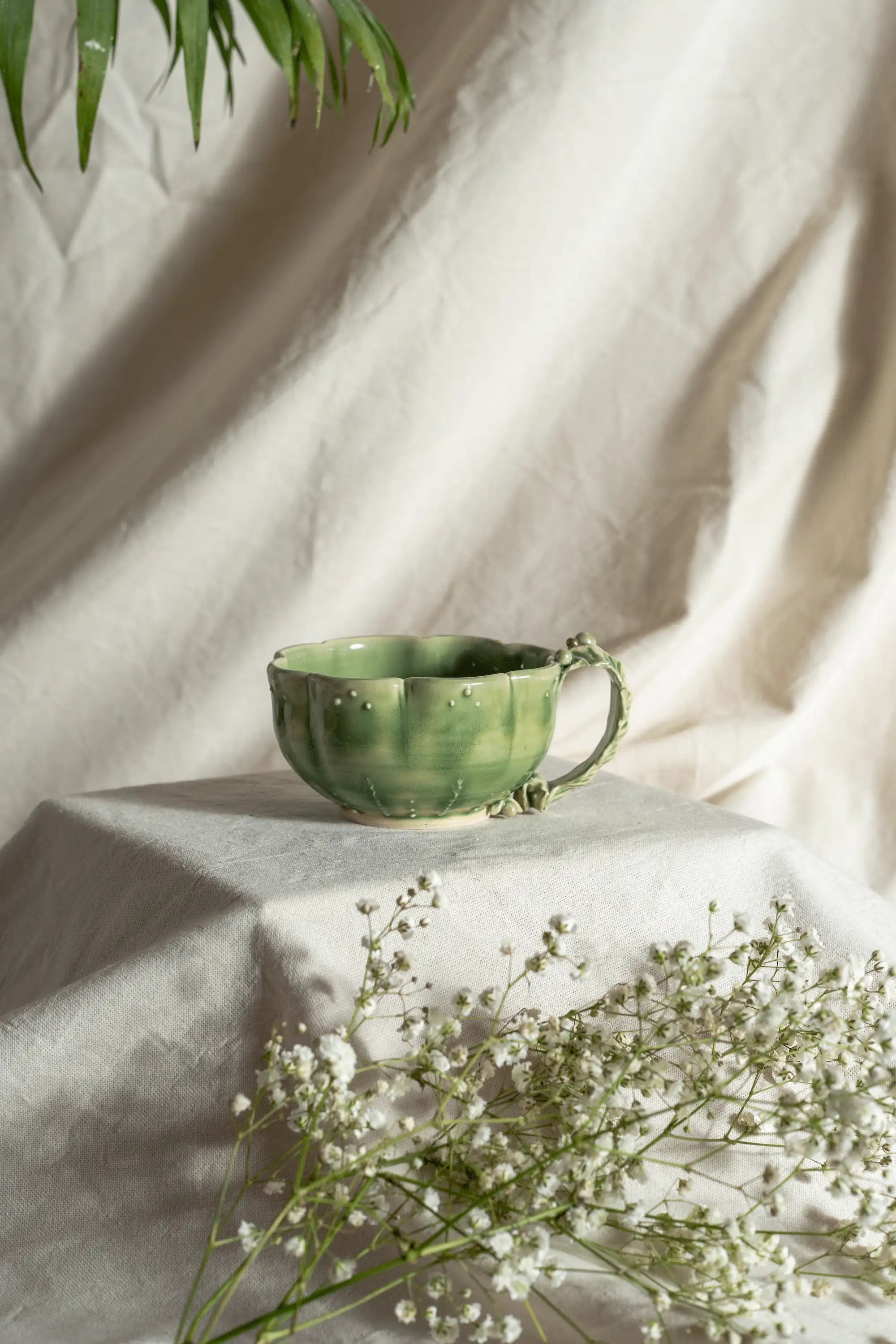 Taza medusa verde